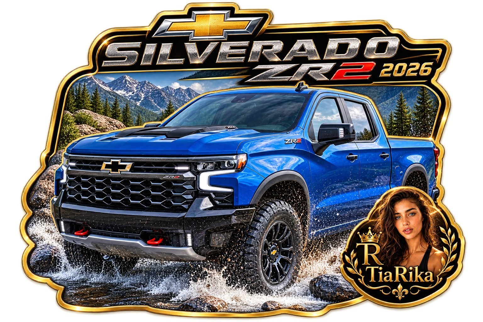 Chevrolet Silverado ZR2 2026 Sticker Oficial